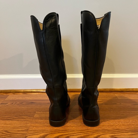 Frye Paige Tall Riding Boot - Black - Size 8 - Picture 3 of 16